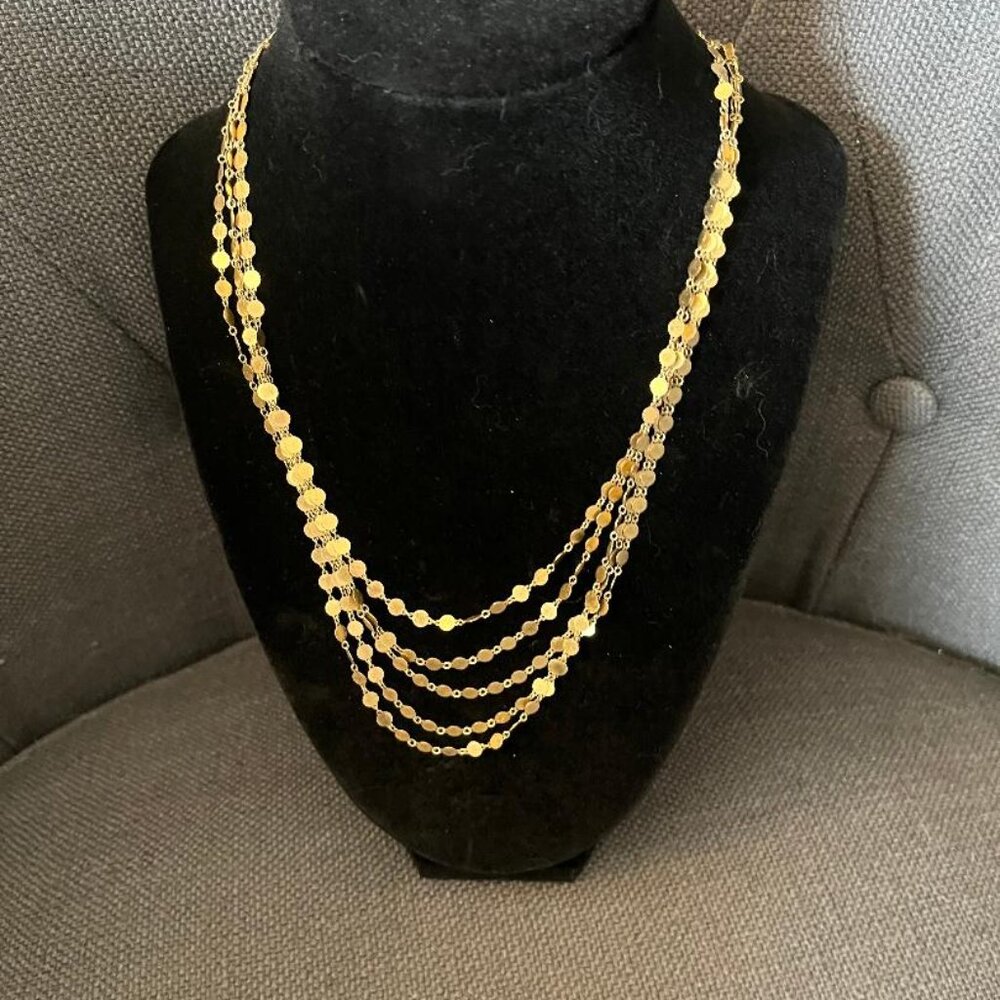 Multistrand Chain Necklace Perfect for Summer!